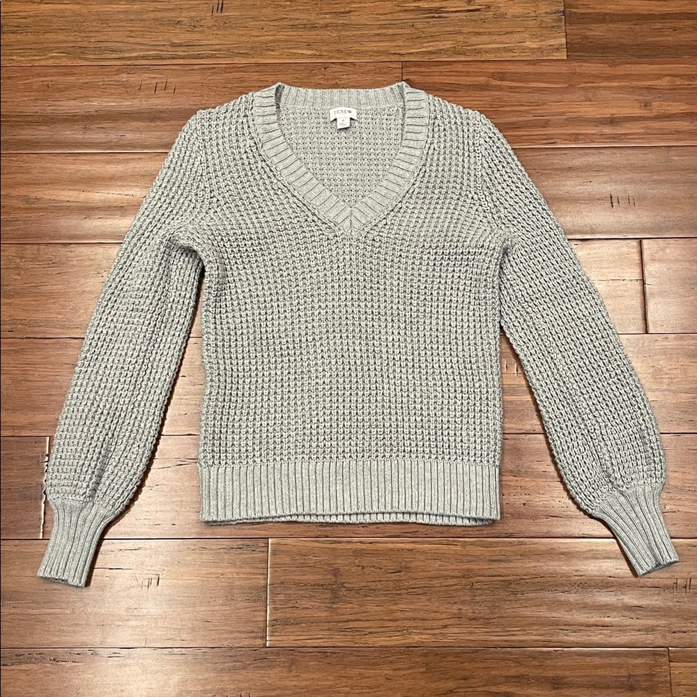 JCrew Factory Balloon Sleeve Sweater